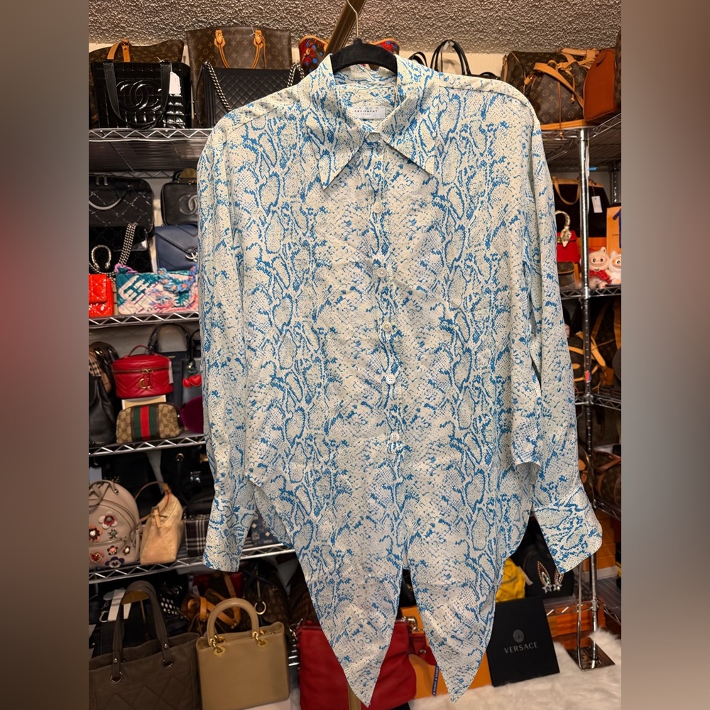 NWT Equipment Shalom Long Sleeve Shirt